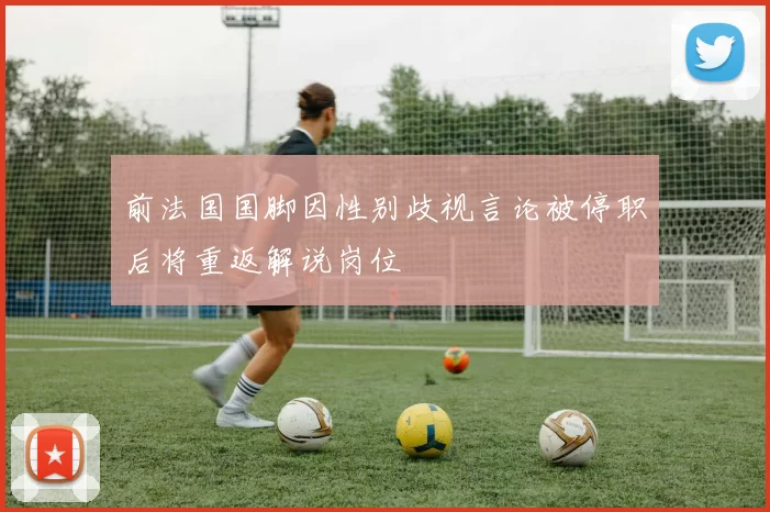 前法国国脚因性别歧视言论被停职后将重返解说岗位